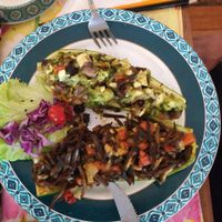 Stuffed zucchini at Emporio com Arte in Foz Do Iguacu