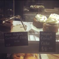 Vegan cakes  at Ground Earth in Woolgoolga