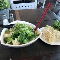 Vegan Vegetable Pho at The Green Barn in Milpitas