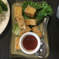 Crispy tofu!  at The Green Barn in Milpitas