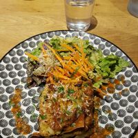 vegan lasagna at 5 Lorette in Paris