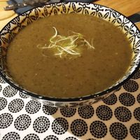 Fresh homemade soup at 5 Lorette in Paris