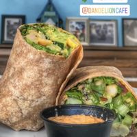 DIY wrap  at Dandelion Community Cafe in Orlando
