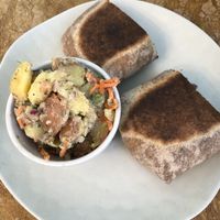 Black bean burrito  at Dandelion Community Cafe in Orlando