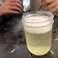 Ginger kombucha (delicious)  at Dandelion Community Cafe in Orlando