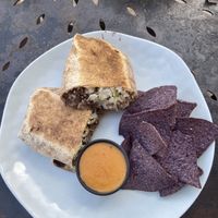 Bean wrap at Dandelion Community Cafe in Orlando