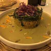 Delicioso pipián  at La Pitahaya Vegana in Mexico City