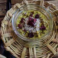 Chia pudding at La Pitahaya Vegana in Mexico City