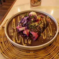 Enfrijolada - a must! at La Pitahaya Vegana in Mexico City