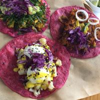 Tacos !!!!!! at La Pitahaya Vegana in Mexico City