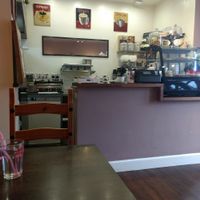 Counter at Scarlett's Cafe in Falkirk