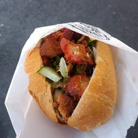 vegan BBQ pork banh mi at Trang Bakery in Camberwell