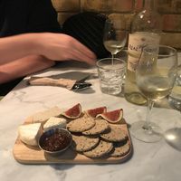 Cheese and crackera at Cafe Van Gogh in South West London