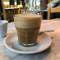 Lovely latte  at Cafe Van Gogh in South West London