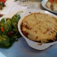 Moussaka at Cafe Van Gogh in South West London