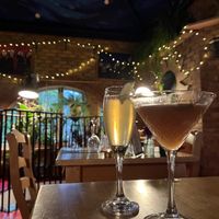 Cocktails under the starry sky  at Cafe Van Gogh in South West London