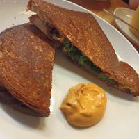 Grilled cheese sandwich at Cafe Van Gogh in South West London