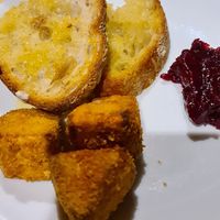 Deep fried camembert at Cafe Van Gogh in South West London