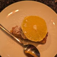 Citrus cake  at Cafe Van Gogh in South West London