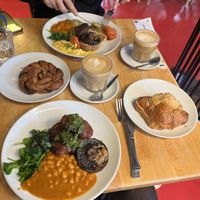 Our meal  at Cafe Van Gogh in South West London
