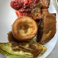 The delicious Sunday roast at Cafe Van Gogg!   at Cafe Van Gogh in South West London