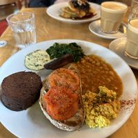 English breakfastt  at Cafe Van Gogh in South West London