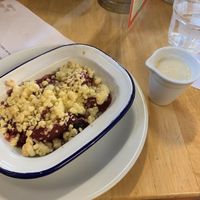 Crumble at Cafe Van Gogh in South West London