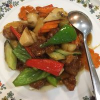 Sweet and sour “pork” at Kinkarou in Nagoya