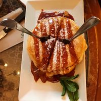 Vegan Pancakes mit Caramel  at PAN's Bebop in Essen