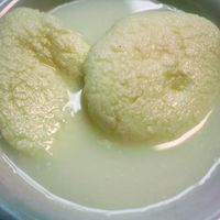 Rasmali, sweet made with milk with mouth watering taste. at Himalayan Indian Cuisine in Charlottetown