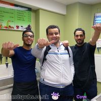A warm welcome from the guys at Falafel Corner at Falafel Corner in Coventry