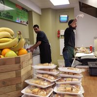 Smoothies, baklava, tea and of course falafels. Delicious food and friendly staff !   at Falafel Corner in Coventry