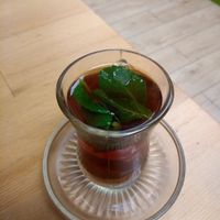 Mint tea at Falafel Corner in Coventry