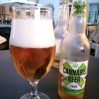 Birra alla cannabis at OrtoZero Cafe in Alessandria