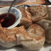 Vegetarian potstickers ￼  at China Chef in Cotati