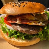 Cheeseburger  at Vegamo Centro in Mexico City