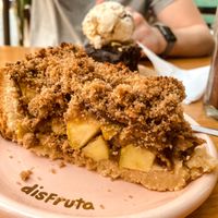 Apple pie at Vegamo Centro in Mexico City