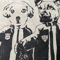 Love the vegan police! at Vegamo Centro in Mexico City