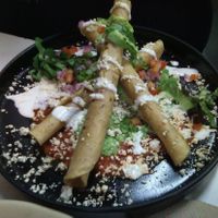 Flautas de pollo de soya. at Vegamo Centro in Mexico City