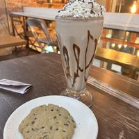Oreo milkshake and cookie   at Vegamo Centro in Mexico City