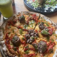 3 queso pizza   at Vegamo Centro in Mexico City