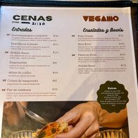 Menu April 2024  at Vegamo Centro in Mexico City
