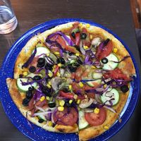 Veggie Pizza.  :) at Vegamo Centro in Mexico City