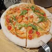 Margarita Pizza at Vegamo Centro in Mexico City