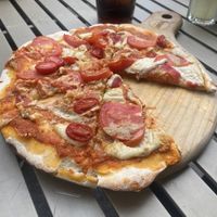 pizza margaritaa  at Vegamo Centro in Mexico City