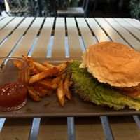 Crispy burger  at Vegamo Centro in Mexico City