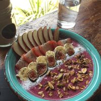 Açaí bowl at Vegamo Centro in Mexico City