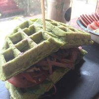 Waffle  at Vegamo Centro in Mexico City
