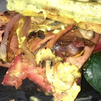 Waffle chewbacca  at Vegamo Centro in Mexico City