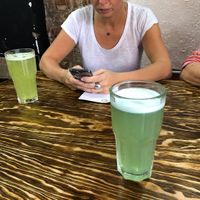 Lemonade and limeade   at Vegamo Centro in Mexico City